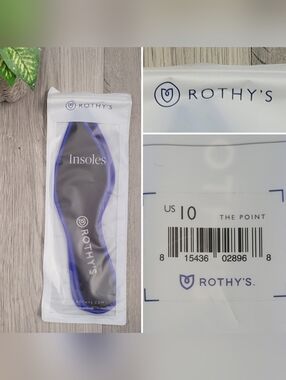 Rothy's Insoles for The Point Flats (Unopened), Women's US 10, EU 40